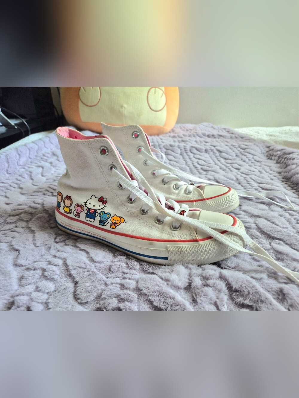 Limited Edition Hello Kitty Hi Top Converse